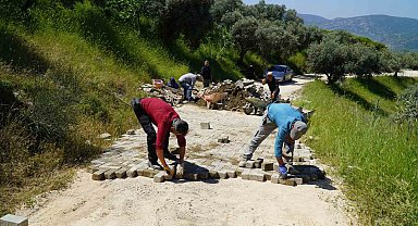 Halk ve belediye el ele verdi, üreticiler imeceyle yola kavuştu