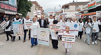 Hastalıklara dikkat çekmek için yürüyüş düzenlendi