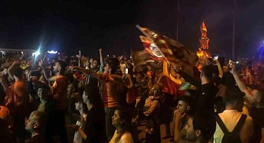 Hatay İskenderun'da Galatasaray'ın şampiyonluk coşkusu