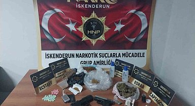 Hatay'da uyuşturucu operasyonu: 2 gözaltı