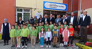 Hisarcıklı şehit itfaiye erinin ismi köy okuluna verildi
