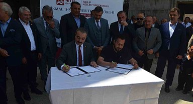 İskilip MYO yeni hizmet binasının yer teslimi yapıldı