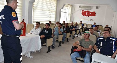 İskilip'te belediye personeline afet eğitimi