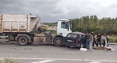 Isparta'da tır ile otomobil çarpıştı: 1 ölü