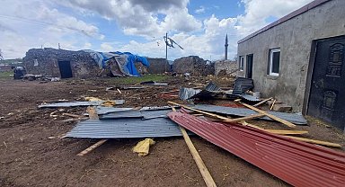 Kars'ta hortum korkuttu