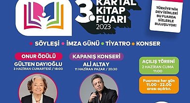 Kartal Kitap Fuarı 3. kez kapılarını açıyor
