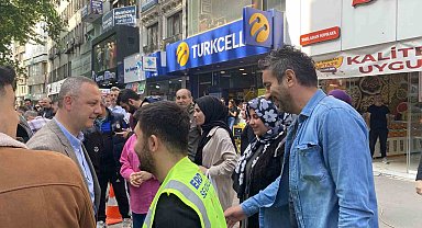 Kent merkezinde TOGG'a sevgi seli