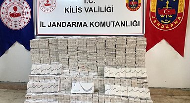 Kilis'te kaçak sigara operasyonu: 1 gözaltı