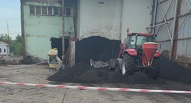 Kömür yığını altında kalan işçi öldü