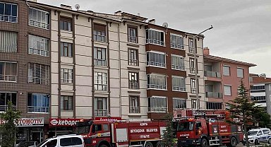 Konya'da baca yangını büyümeden söndürüldü