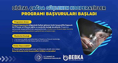 Kooperatifler, BEBKA'nın e-ticaret programıyla büyüyecek