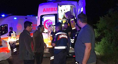 Köpeğe çarpan kamyonet şarampole uçtu: 4 yaralı