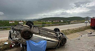 Korkuteli'nde trafik kazası: 1 ölü
