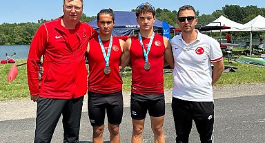 Köyceğizli kanocu Karahan ve Şahin Slovakya'dan madalyalar ile döndü
