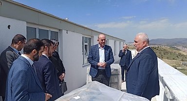 Kur'an Kursu inşaatında inceleme yaptı