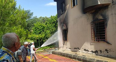 Kur'an kursunda çıkan yangın korkuttu