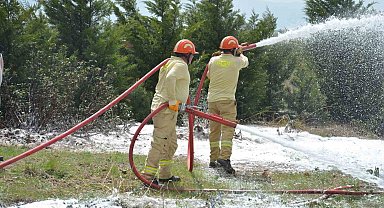 Kütahya OBM'de, işbaşı eğitim ve tatbikatları