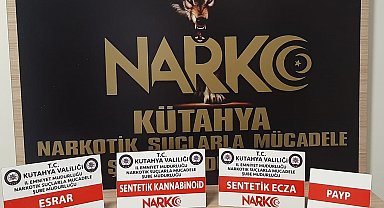 Kütahya'da uyuşturucu ticareti yapan 2 kişi tutuklandı