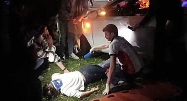 Maltepe sahilde araç yayaların arasına daldı: 4 yaralı