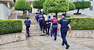 Marmaris'te tekne motoru hırsızları tutuklandı