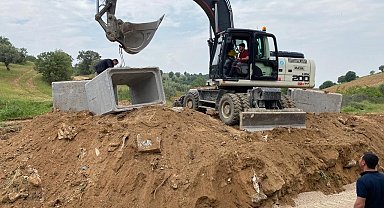 MASKİ'den Mersinli Mahallesi'nde menfez çalışması