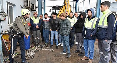 MESKİ personeli, iş sağlığı ve güvenliği konusunda bilgilendirildi