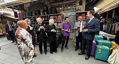 Milletvekilleri ve Başkan Altay'dan Bedesten esnafını ziyaret etti