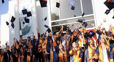 MSKÜ Bodrum GSF'de mezuniyet töreni