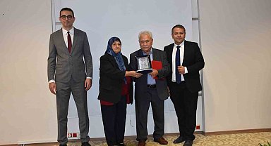 Mut Devlet Hastanesi'ne 375 bin lira bağış yapan çifte plaket verildi