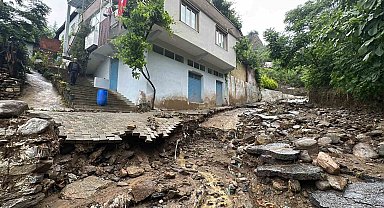 Nazilli'de Demirciler Mahallesi sele teslim oldu