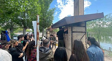 NEVÜ Avanos Fırın Parkı'nda 'Tuz Pişirimi Çalıştayı' düzenlendi