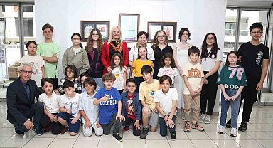 Nilüfer'de küçüklerden mesaj dolu çizgiler