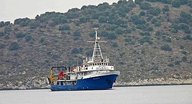 ODTÜ Bilim-2 araştırma gemisi Erdek'te
