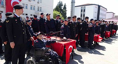 Ordu'da engelli bireyler bir günlük asker oldu