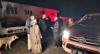 Ormanda mahsur kalan ailenin imdadına Orman İşletme Müdürlüğü ekipleri yetişti