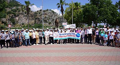 Ortaca'da 'Dünya tütünsüz günü' yürüyüşü