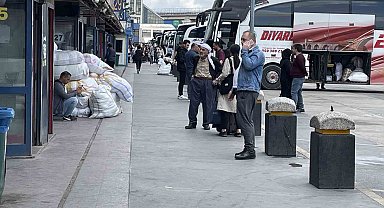 Otogarda ikinci tur seçim yoğunluğu