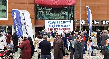 Pazaryeri Belediyesinden çiftçiye destek