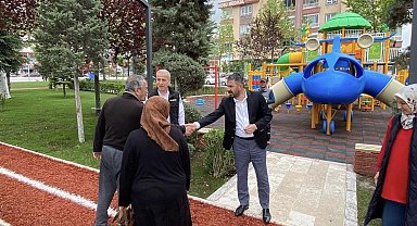 Pursaklar'da yenilenen park vatandaşların hizmetine sunuldu