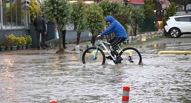 Samsun'da sağanak yağış
