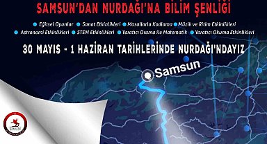 Samsun'dan Nurdağı'nda bilim şenliği