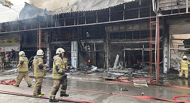 Sanayi sitesindeki yangın kontrol altına alındı