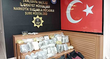 Şanlıurfa'da 48 kilo uyuşturucu ele geçirildi