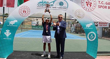 Şırnak'ta düzenlenen 2. Uluslararası Cudi Cup Tenis Turnuvası sona erdi