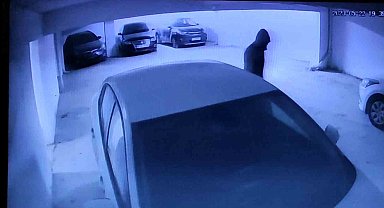 Sultangazi'de ilginç hırsızlık: Siteye dadanan hırsız kıyafet değiştirip akülü araç ve kablo çaldı