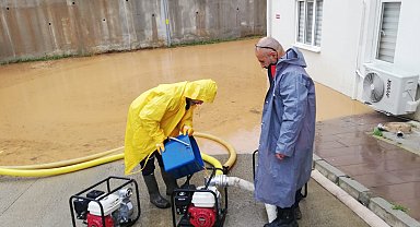 Sultanhisar İlçe Hastanesi'nde su baskını yaşandı