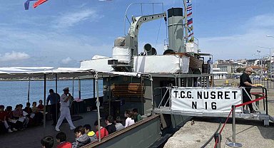 TCG Nusret Gemisi Sinop'ta sergilendi