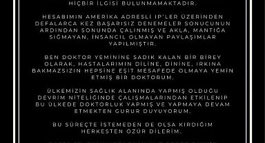 Tesettürlü kadınlara yönelik büyük tepki toplayan paylaşım sonrası doktordan açıklama