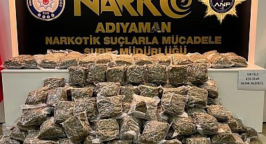 Tırda 108 kilogram uyuşturucu ele geçirildi