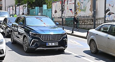 Togg ile Süleymanpaşa yollarında deneme sürüşü